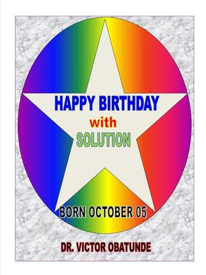 cover image of BORN OCTOBER 05